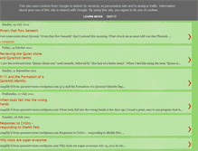 Tablet Screenshot of blog.quranaddict.co.uk